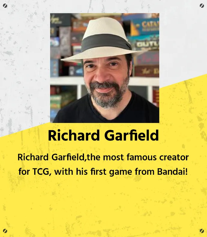 Photo showing Richard Garfield